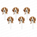 BEAGLE ACRYLIC PARTY PIK STICKS