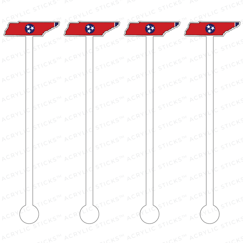 TENNESSEE ACRYLIC STIR STICKS