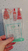 CANDY CANE CHRISTMAS COCKTAIL ACRYLIC STIR STICKS COMBO