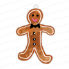 GINGERBREAD BOY ACRYLIC ORNAMENT