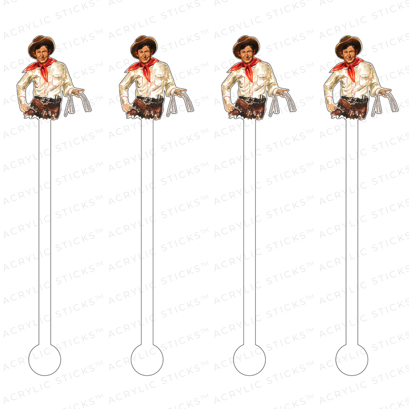 WILL ROGERS ACRYLIC STIR STICKS