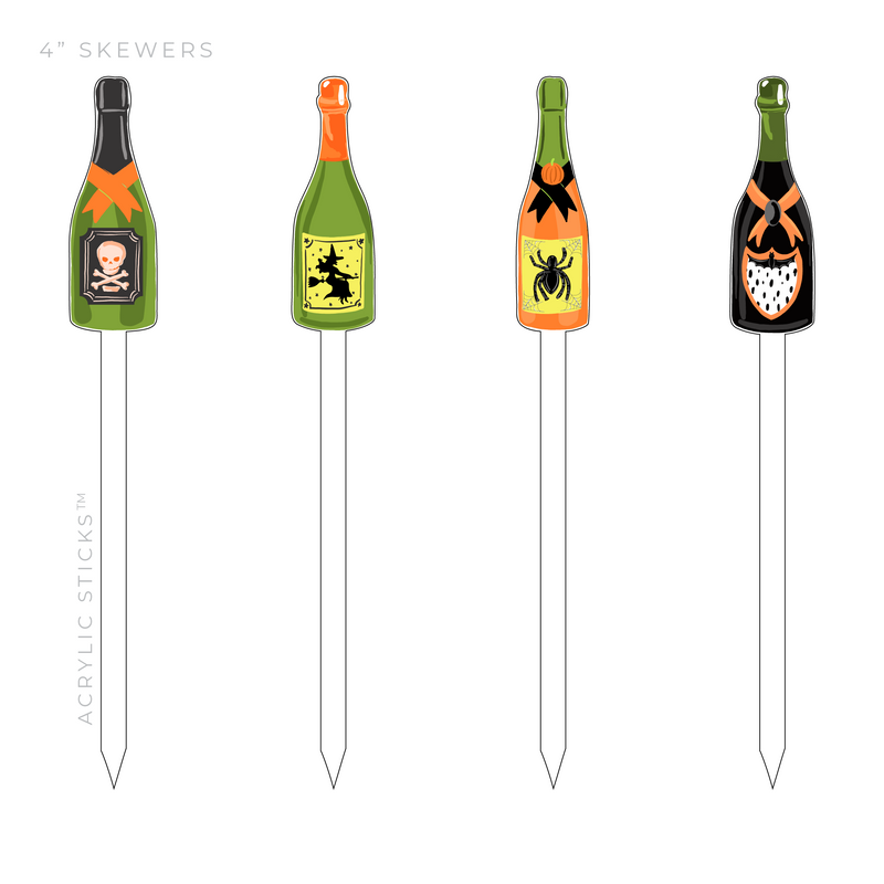 AS X TAYLOR BEACH DESIGN BOOS AND BUBBLES ACRYLIC SKEWER COMBO