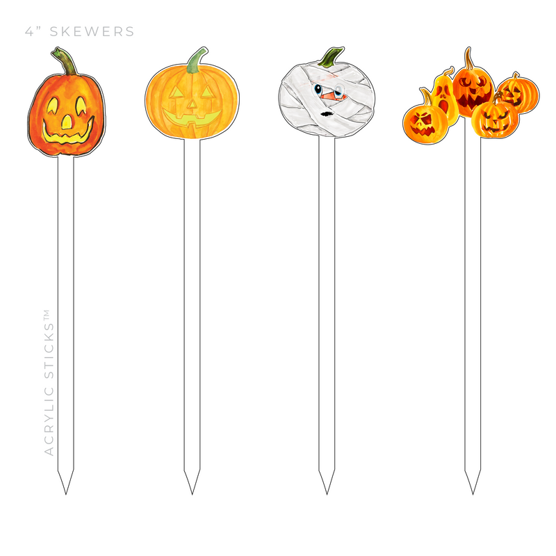 HAUNTED PUMPKIN PATCH ACRYLIC SKEWER COMBO