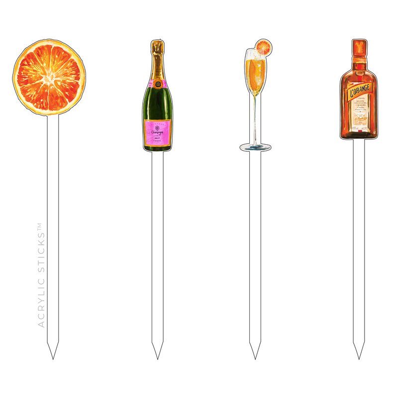 MORNING MIMOSAS ACRYLIC SKEWER COMBO