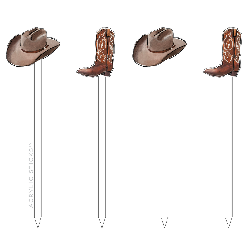 HEY COWBOY ACRYLIC SKEWER COMBO