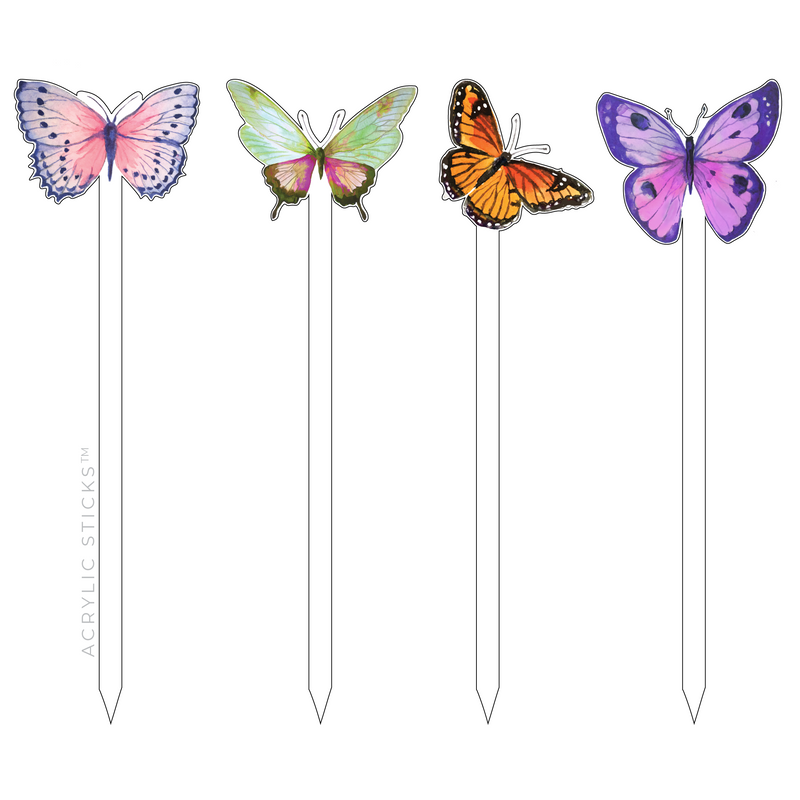BUTTERFLIES ACRYLIC SKEWER COMBO