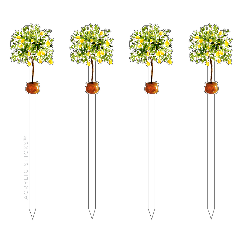 LEMON TOPIARY ACRYLIC SKEWERS