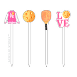 PICKLEBALL ACRYLIC SKEWER COMBO (5 COLORWAY OPTIONS)