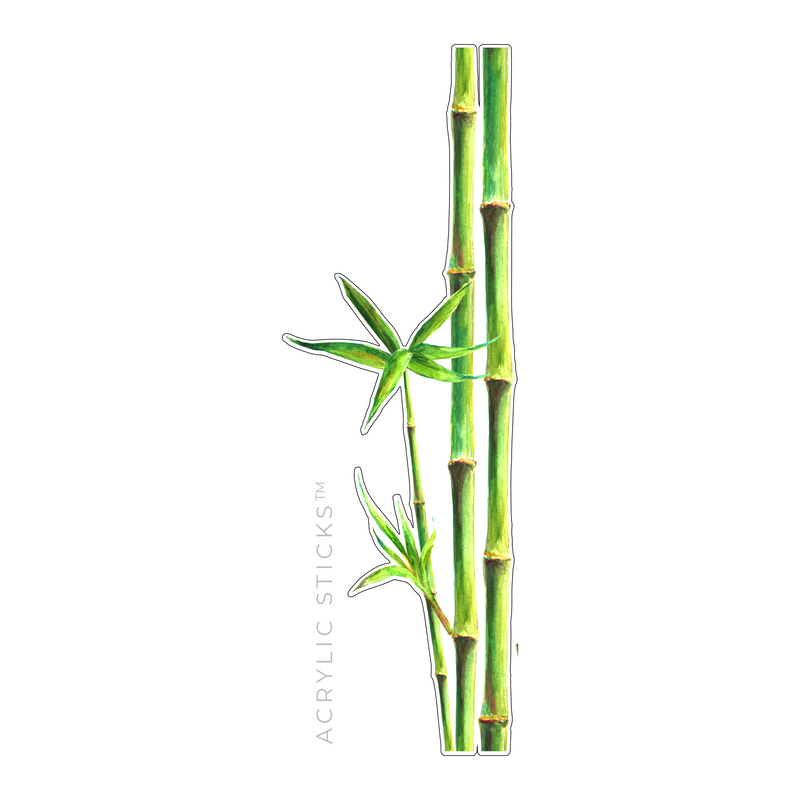 BAMBOO STALK ACRYLIC FLAT LAY ACCESSORY