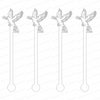 SKETCH DOVE ACRYLIC STIR STICKS