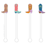 HOWDY, COWGIRL ACRYLIC STIR STICKS COMBO