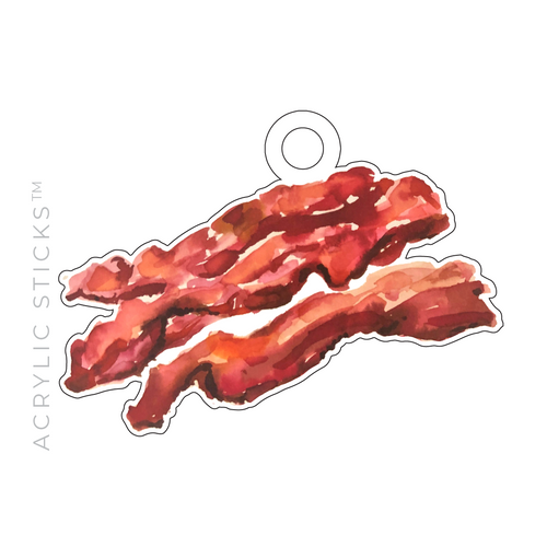 BACON ACRYLIC GIFT TAG