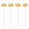 GOLD GUILD CROWN ACRYLIC STIR STICKS