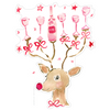 AS X EVELYN HENSON RUDOLPH THE ROSE’ REINDEER ACRYLIC CHARCUTERIE BOARD