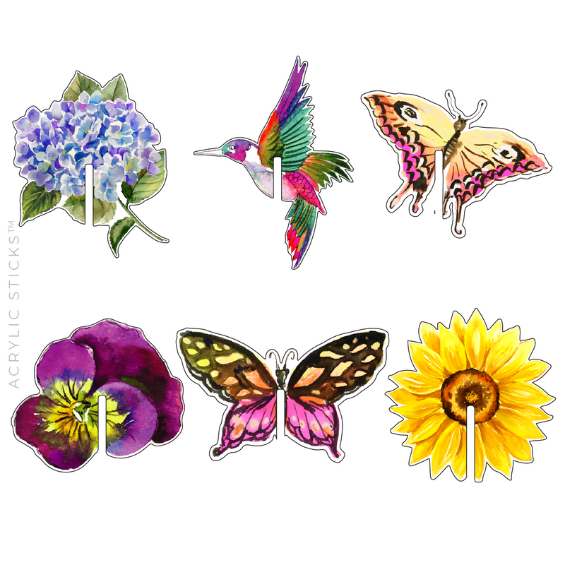 THE BEAUTY OF SPRING ACRYLIC DRINK CLIP COMBO