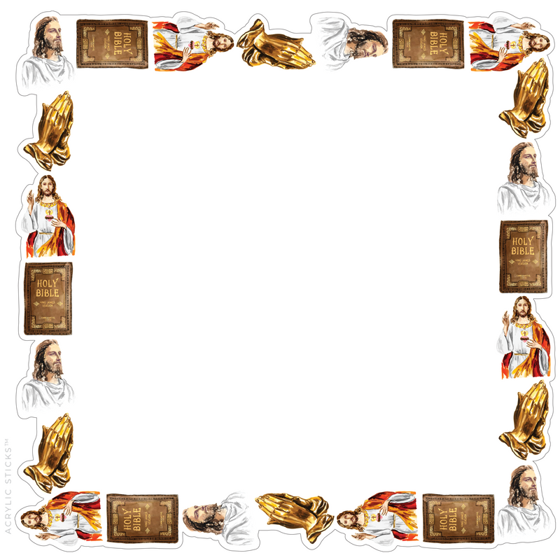 PRE-ORDER ITEM!! FAITH FILLED ACRYLIC FRAMED CHARCUTERIE BOARD