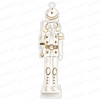 GOLD & WHITE NUTCRACKERS ACRYLIC ORNAMENT: 4 STYLES