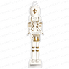 GOLD & WHITE NUTCRACKERS ACRYLIC ORNAMENT: 4 STYLES