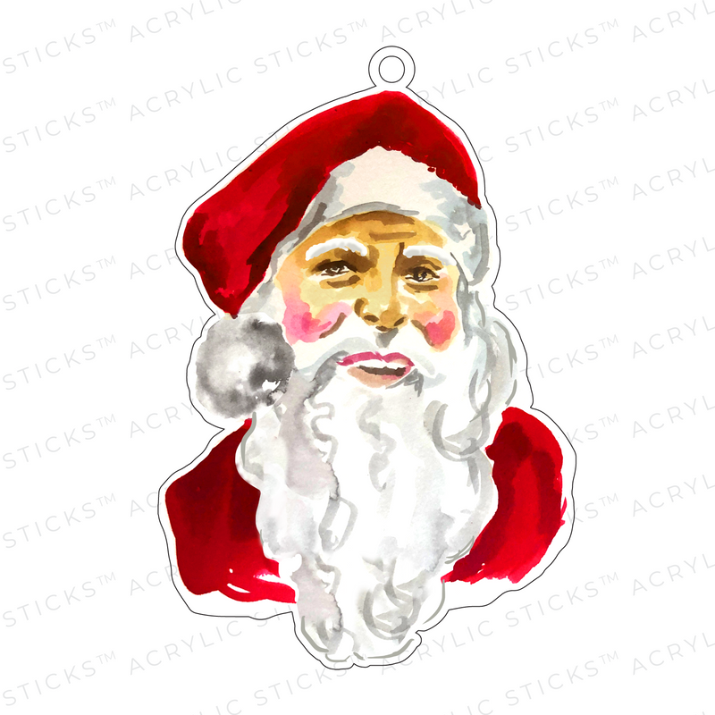SANTA ACRYLIC ORNAMENT