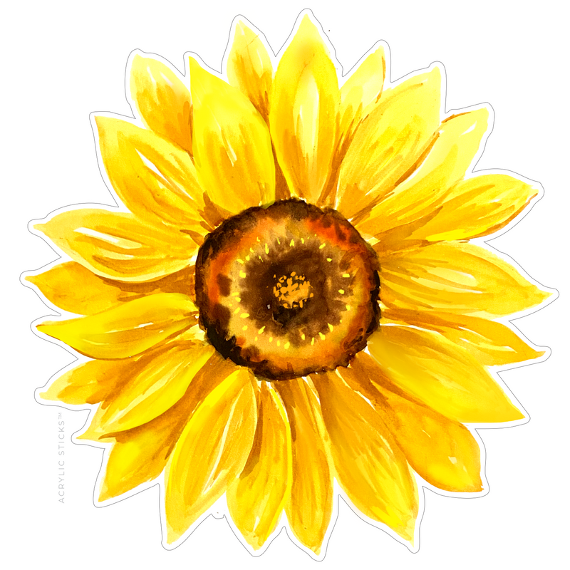 PRE-ORDER ITEM!! SUNFLOWER ACRYLIC CHARCUTERIE & SNACK BOARD