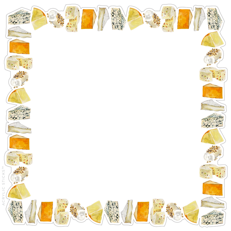 PRE-ORDER ITEM!! SAY CHEESE ACRYLIC FRAMED CHARCUTERIE BOARD