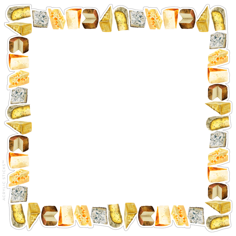 PRE-ORDER ITEM!! CHEESE PLEASE ACRYLIC FRAMED CHARCUTERIE BOARD