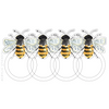 AS X EVELYN HENSON BUZZ BUZZ ACRYLIC NAPKIN RINGS