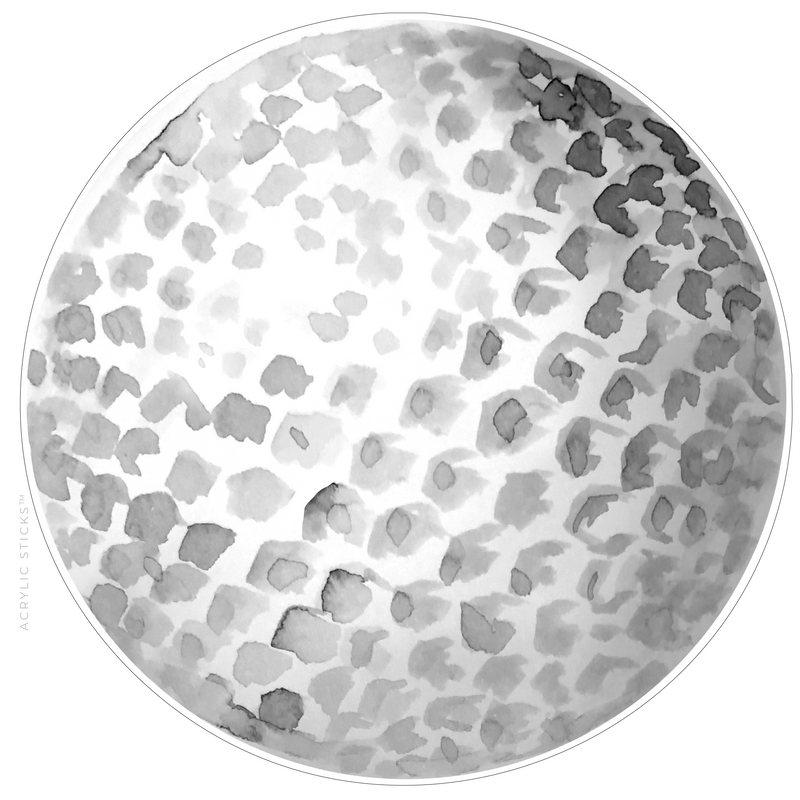PRE-ORDER ITEM!! GOLF BALL ACRYLIC CHARCUTERIE & SNACK BOARD