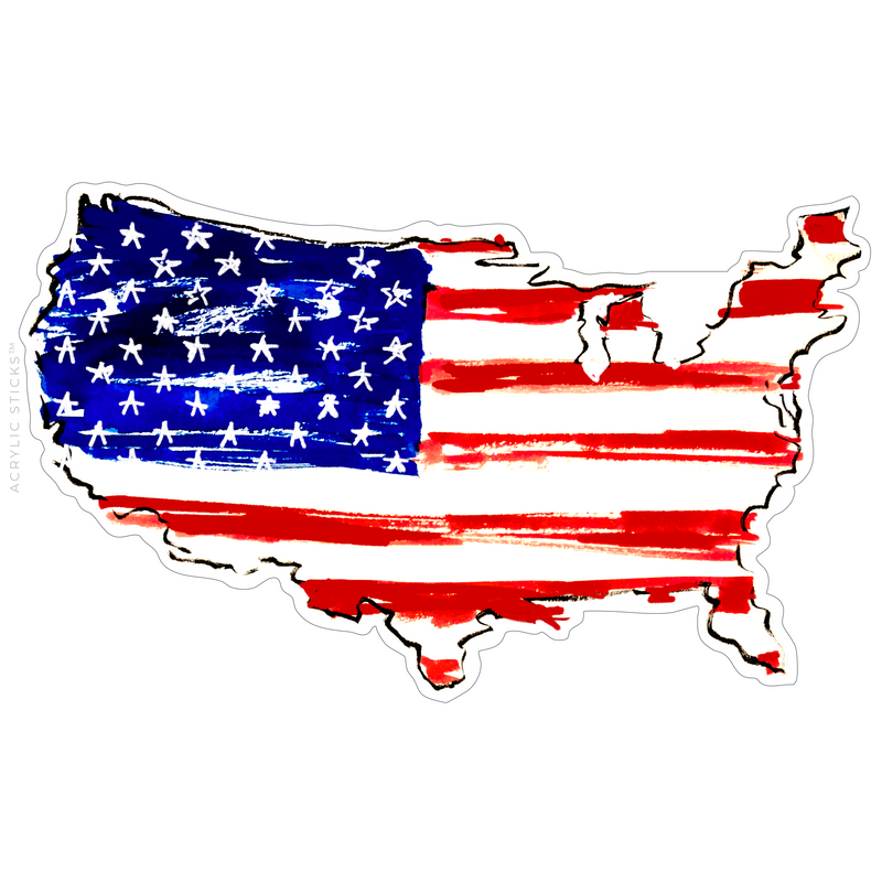 PRE-ORDER ITEM!! NORTH 'USA' AMERICA ACRYLIC CHARCUTERIE & SNACK BOARD
