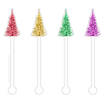 TINSEL TREES ACRYLIC STIR STICKS COMBO