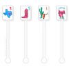 TEXAS MAHJONG TILES ACRYLIC STIR STICKS COMBO