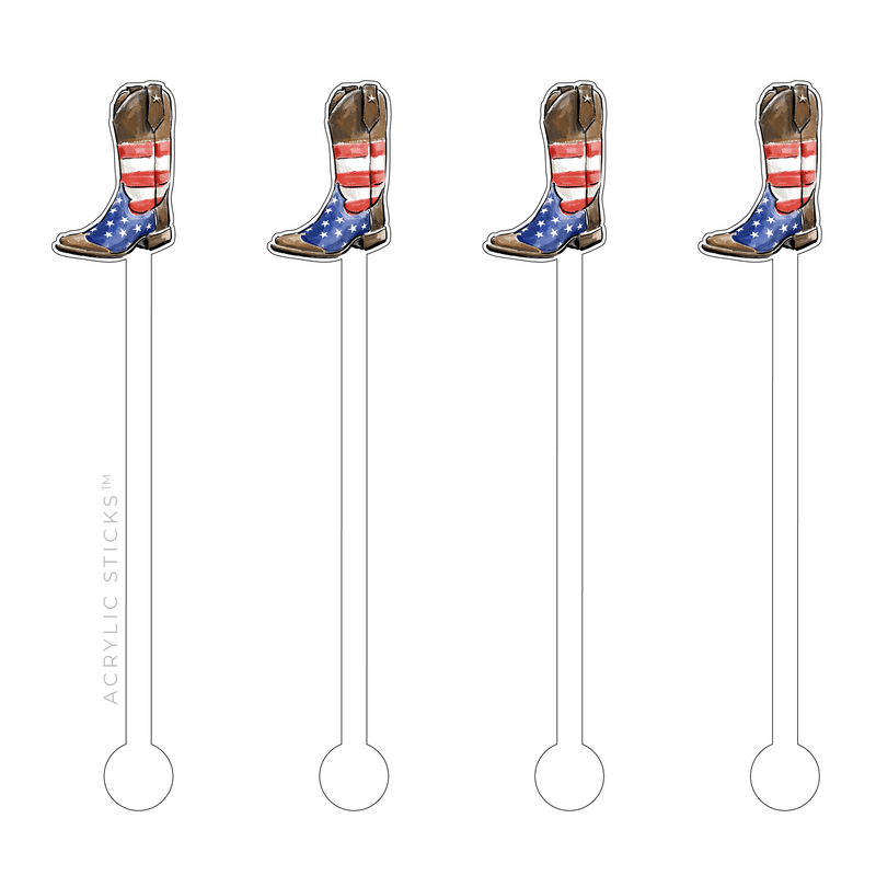AMERICAN BOOT ACRYLIC STIR STICKS