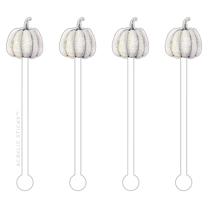 CROCHET LACE GOURD ACRYLIC STIR STICKS