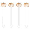 HARVEST SCENE GOURD ACRYLIC STIR STICKS