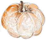 HARVEST SCENE GOURD ACRYLIC CHARCUTERIE & SNACK BOARD