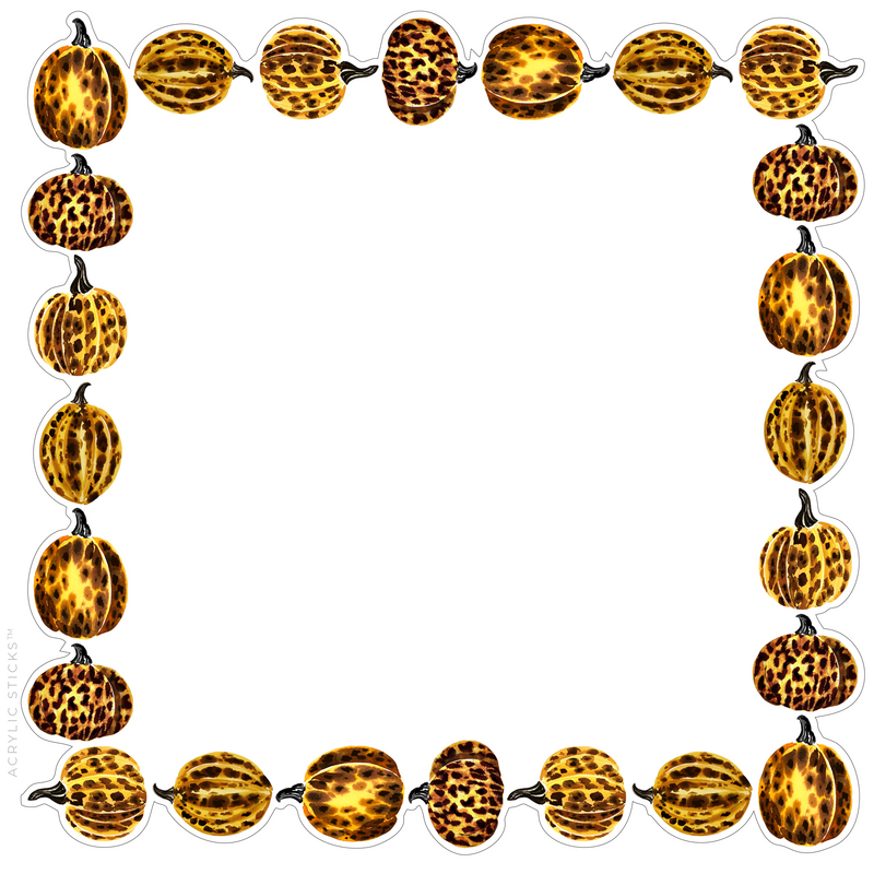 PRE-ORDER ITEM!! TORTOISE SHELL GOURDS ACRYLIC FRAMED CHARCUTERIE BOARD