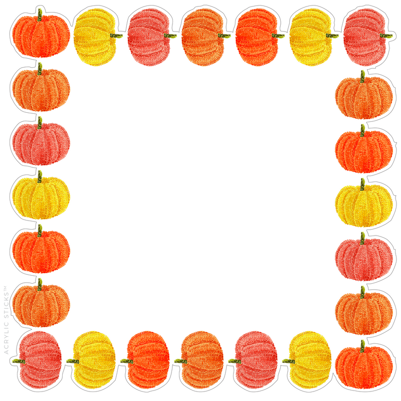 PRE-ORDER ITEM! FALL TONE GOURDS ACRYLIC FRAMED CHARCUTERIE BOARD
