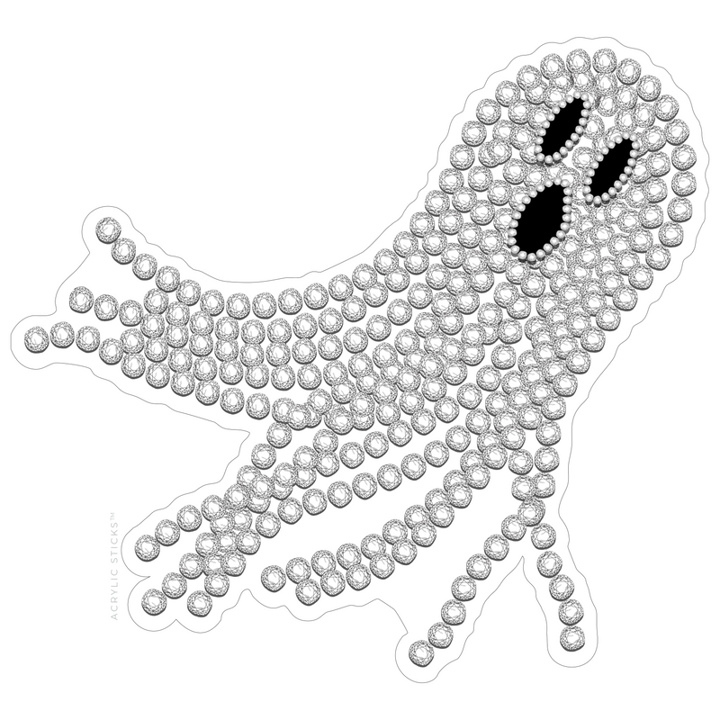 PRE-ORDER ITEM!! FLYING JEWELED GHOST ACRYLIC CHARCUTERIE & SNACK BOARD