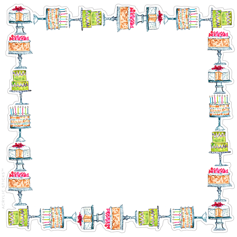 PRE-ORDER ITEM!! AS X EVELYN HENSON SWEET CAKES ACRYLIC FRAMED CHARCUTERIE & SNACK BOARD