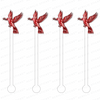 RED DOVE ACRYLIC STIR STICKS