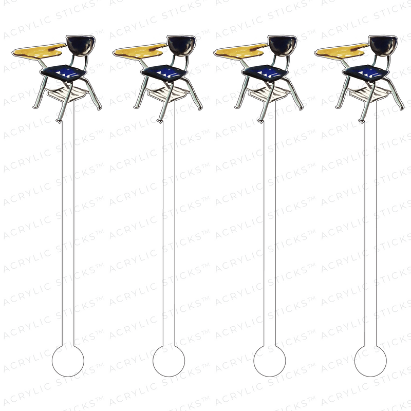 STUDENT DESK ACRYLIC STIR STICKS