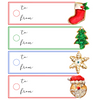 CHRISTMAS SUGAR COOKIES WRITABLE ACRYLIC GIFT TAG COMBO