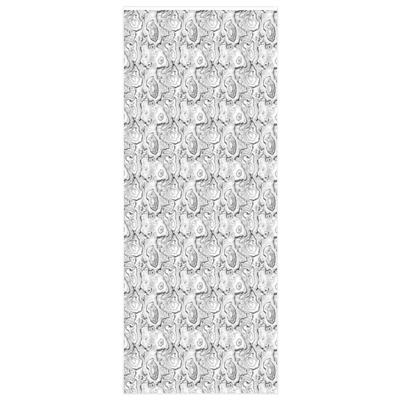 B&W GEODE DESIGNER GIFT WRAP ROLL