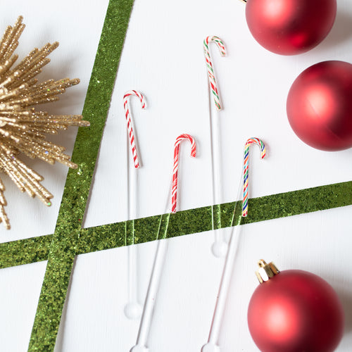 CANDY CANES ACRYLIC STIR STICKS COMBO
