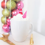 CHRISTMAS DECO TREES ACRYLIC STIR STICKS COMBO