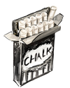 BOX OF CHALK ACRYLIC STIR STICKS
