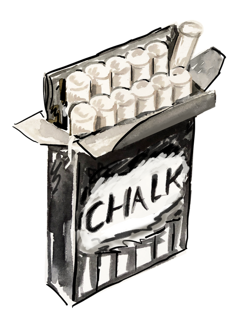 BOX OF CHALK ACRYLIC STIR STICKS
