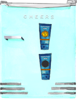 SUNSCREEN DESIGNER ACRYLIC MAGNET*