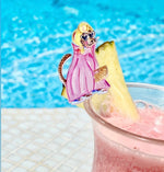 AS X TAYLOR BEACH DESIGN GLAMOUR LEOPARD ACRYLIC STIR STICKS