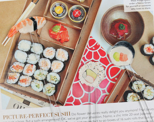 SUSHI COMBO ACRYLIC STIR STICKS